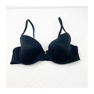 BUY 1 GET 1 FREE Victorias Secret 34c body by Victoria lined demi black soft nic